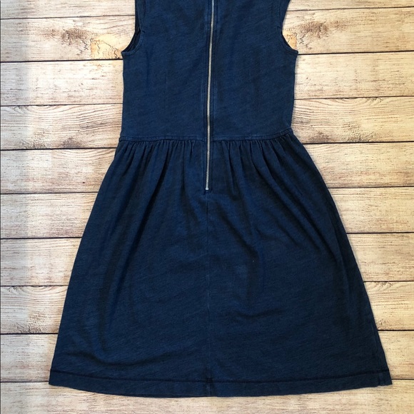 LOFT 0P Blue Dress - Picture 6 of 7